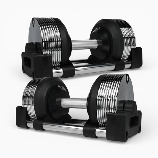 Premium Adjustable Dumbbells 1kg Increment (3->36kg)