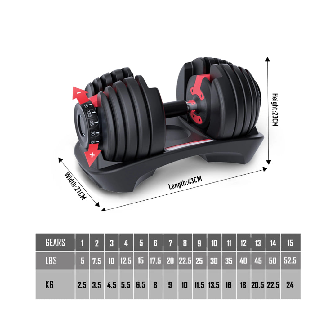 Selling Two 30 lb. Dumbbell Adjustable Weights