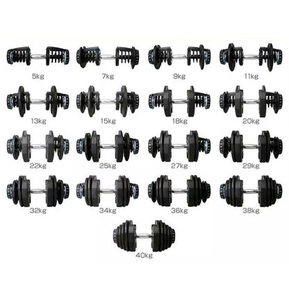 40kg Adjustable Dumbbell Sets
