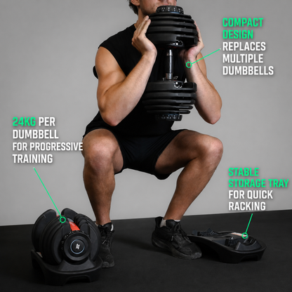 24kg Adjustable Dumbbell