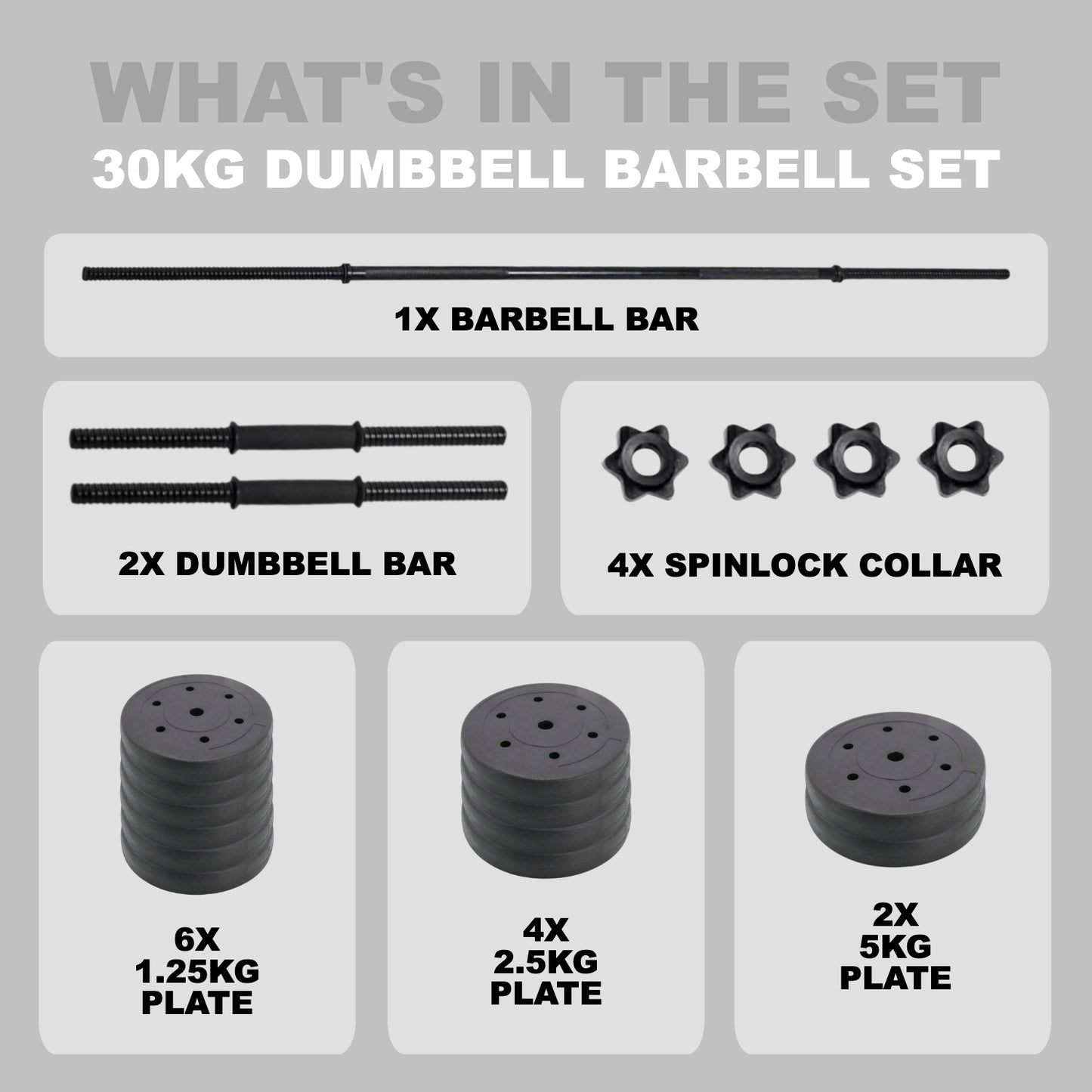 GymSets Adjustable Dumbbell Barbell Set V2