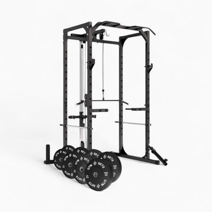 GymSets P100 Power Cage with Cable Machine