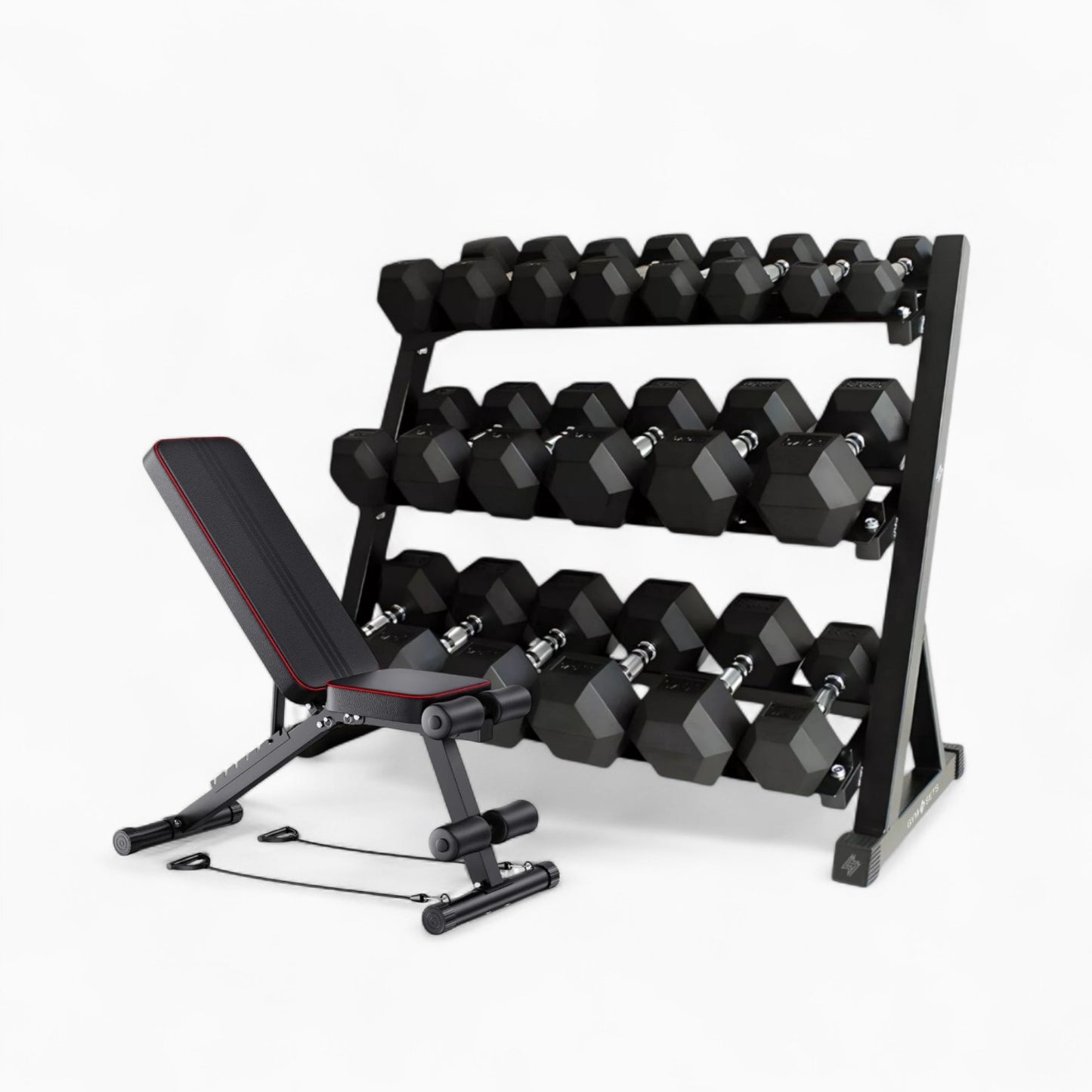 3 Tier Dumbbell Storage Rack
