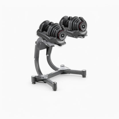 40KG Adjustable Dumbbell Pair Set With Rack & Bench – Perfect For Home Workouts. Build Strength, Tone Muscles & Enhance Fitness With Versatile Weight Training.