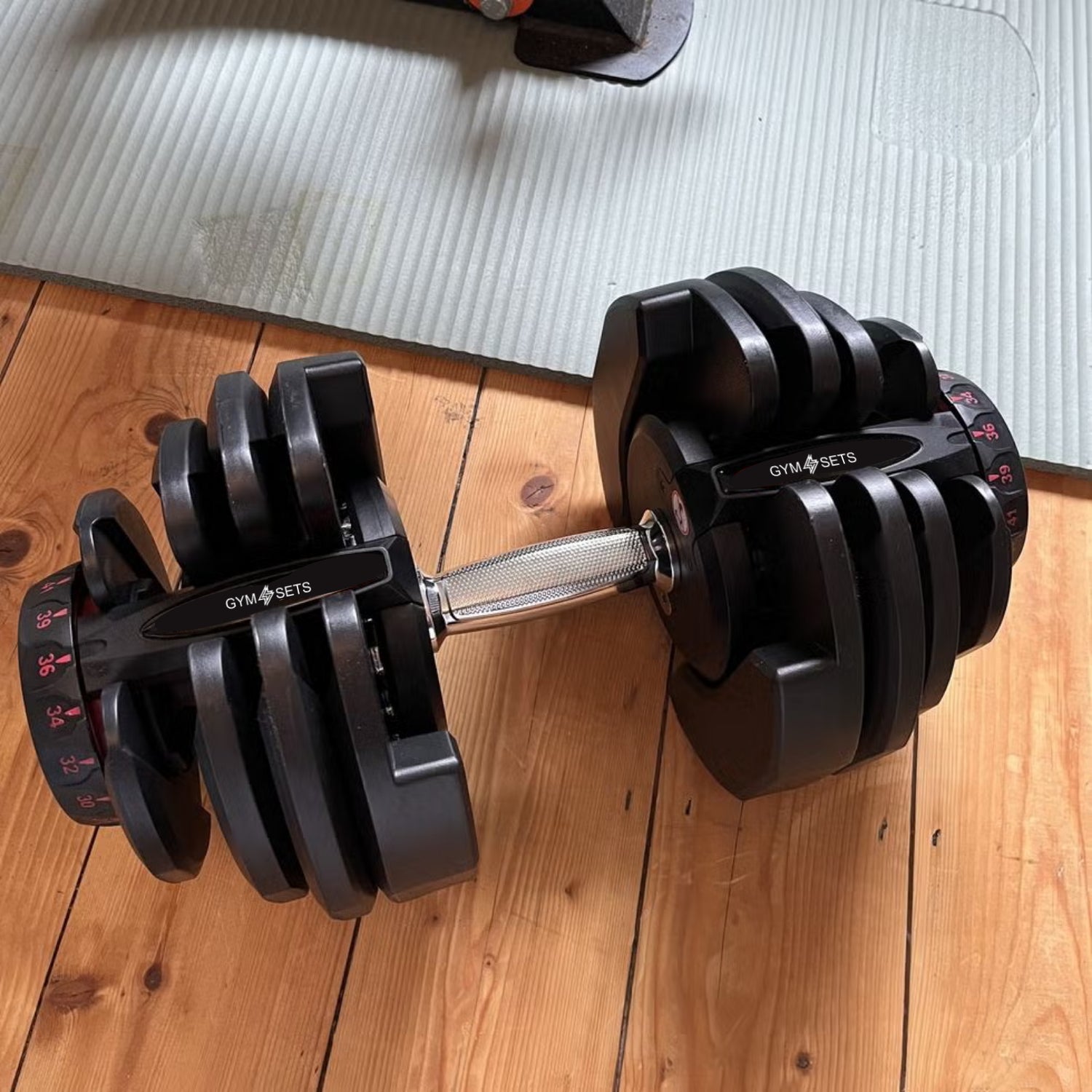 40KG Adjustable Dumbbell Pair Set With Rack & Bench – Perfect For Home Workouts. Build Strength, Tone Muscles & Enhance Fitness With Versatile Weight Training.