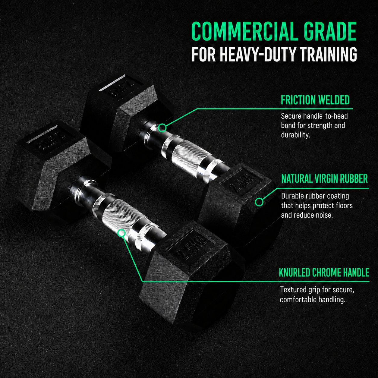 Hex Dumbbell Pairs