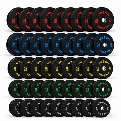 GymSets Olympic Bumper Plates Sets