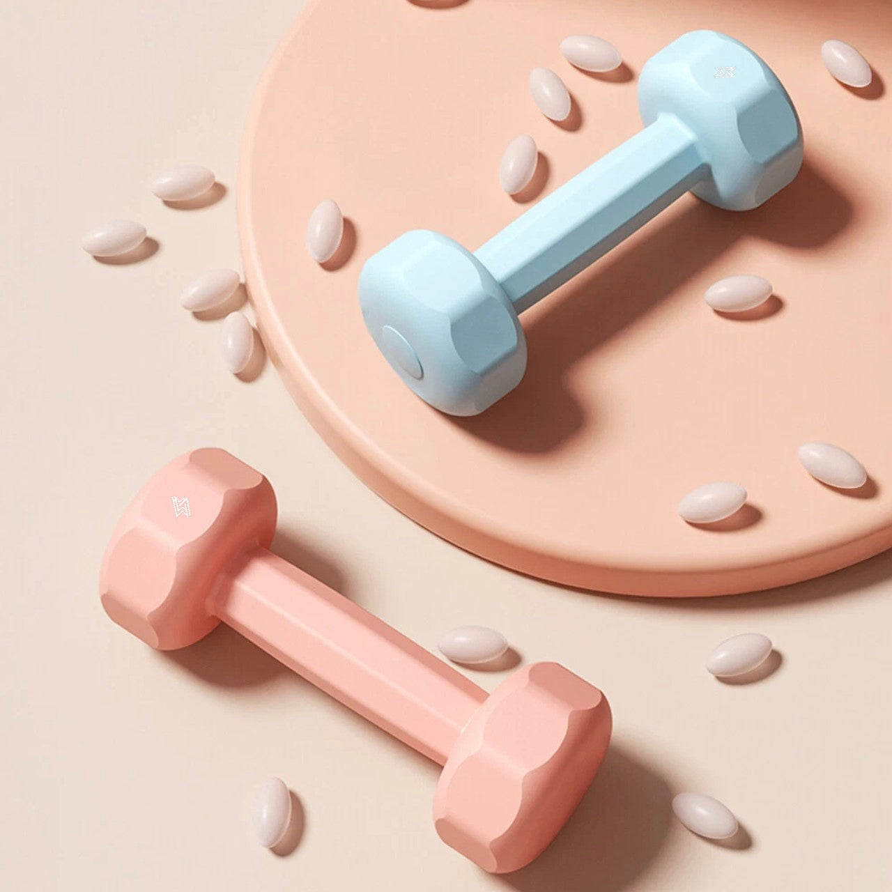 GymSets Vinyl Dumbbell