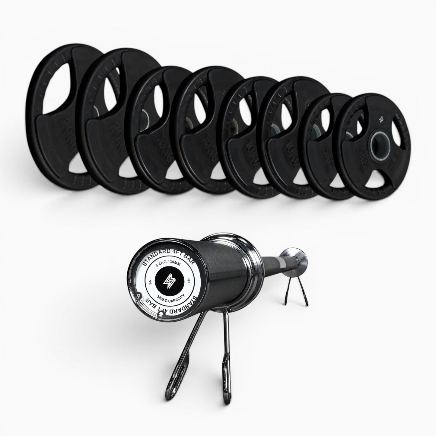 Tri-Grip Olympic Weight Plates