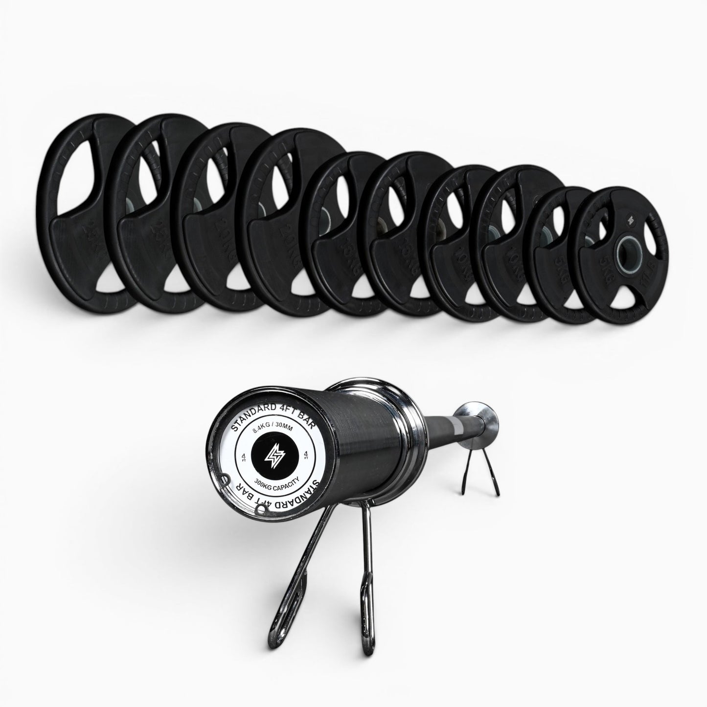 Tri-Grip Olympic Weight Plates