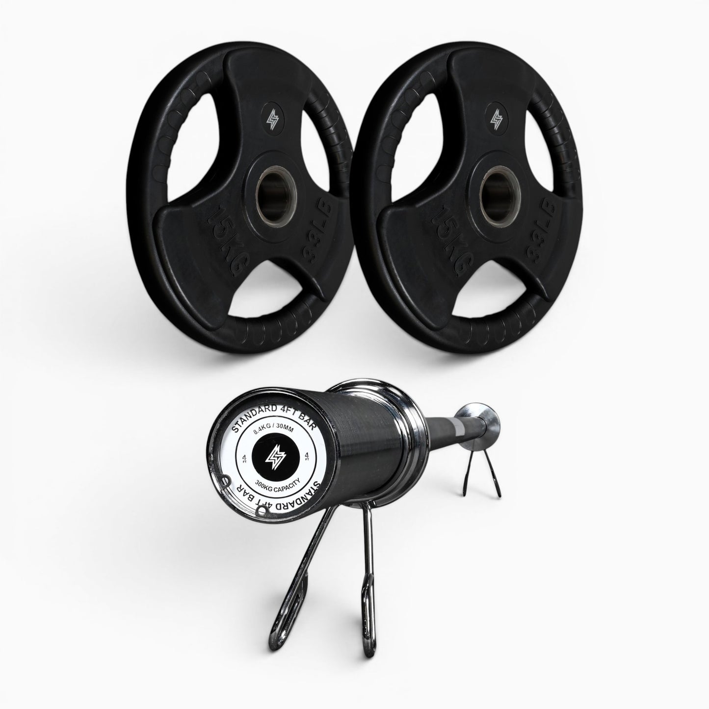 Tri-Grip Olympic Weight Plates