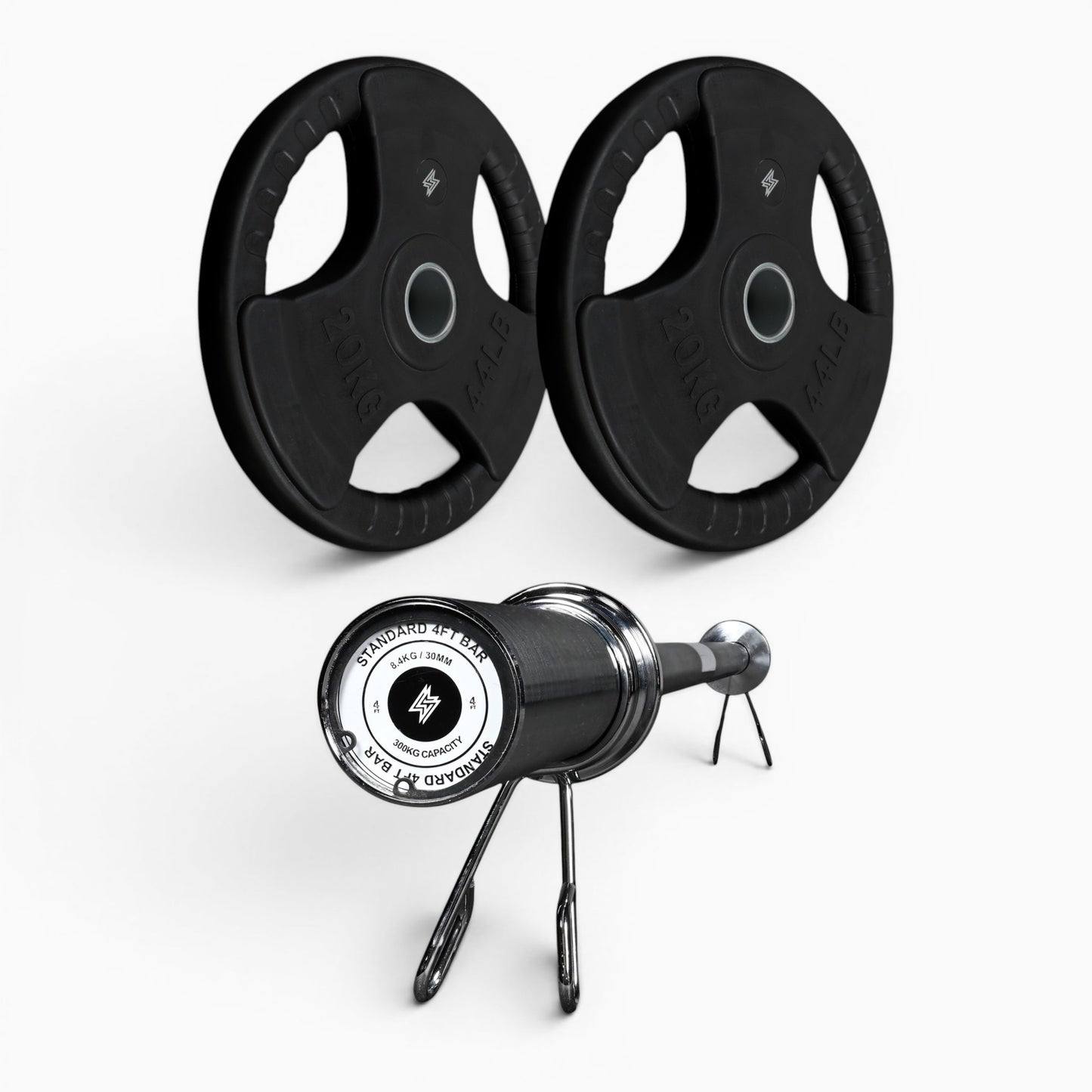Tri-Grip Olympic Weight Plates