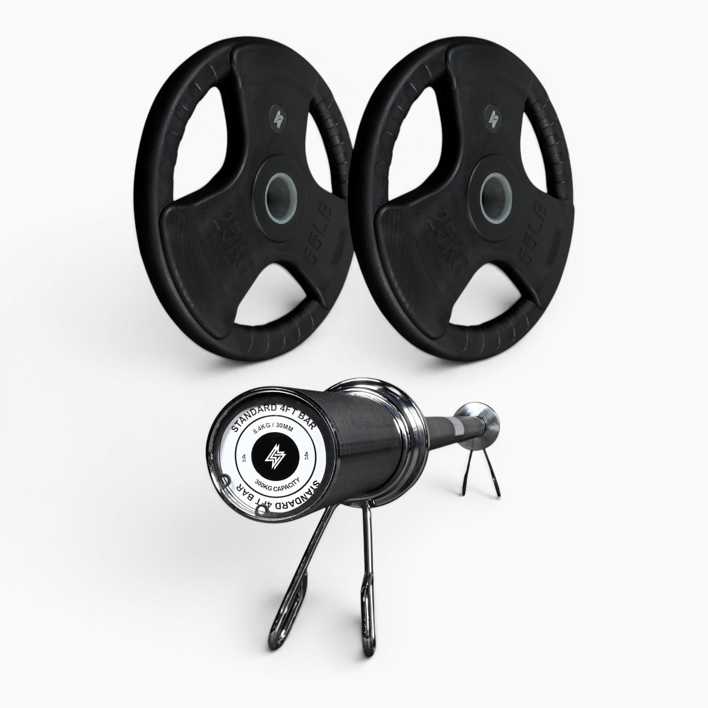 Tri-Grip Olympic Weight Plates