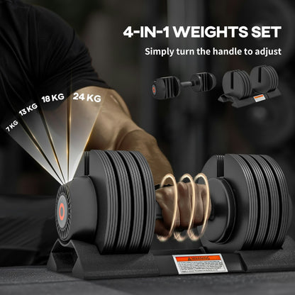 Adjustable Dumbell (4 Increments)