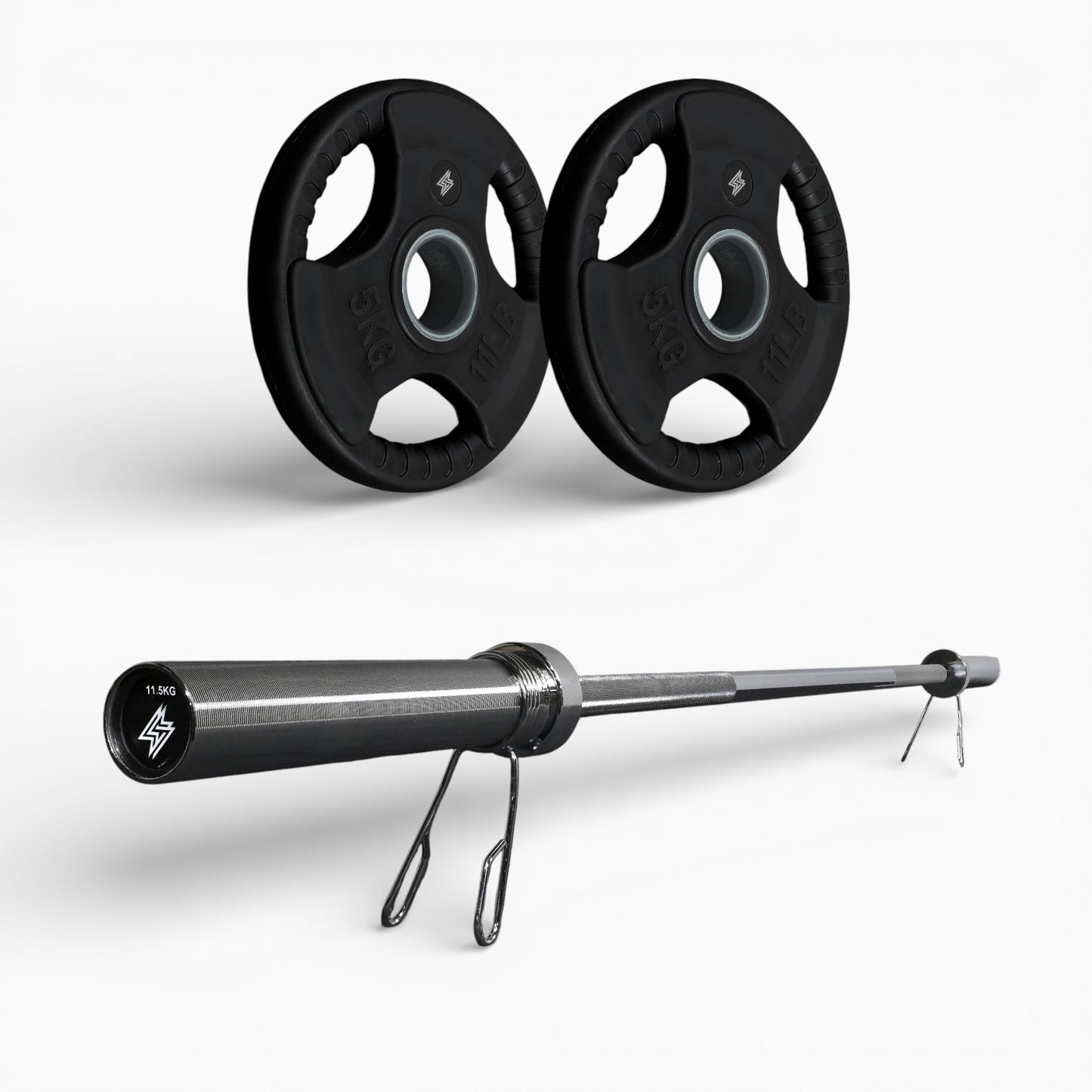 Tri-Grip Olympic Weight Plates