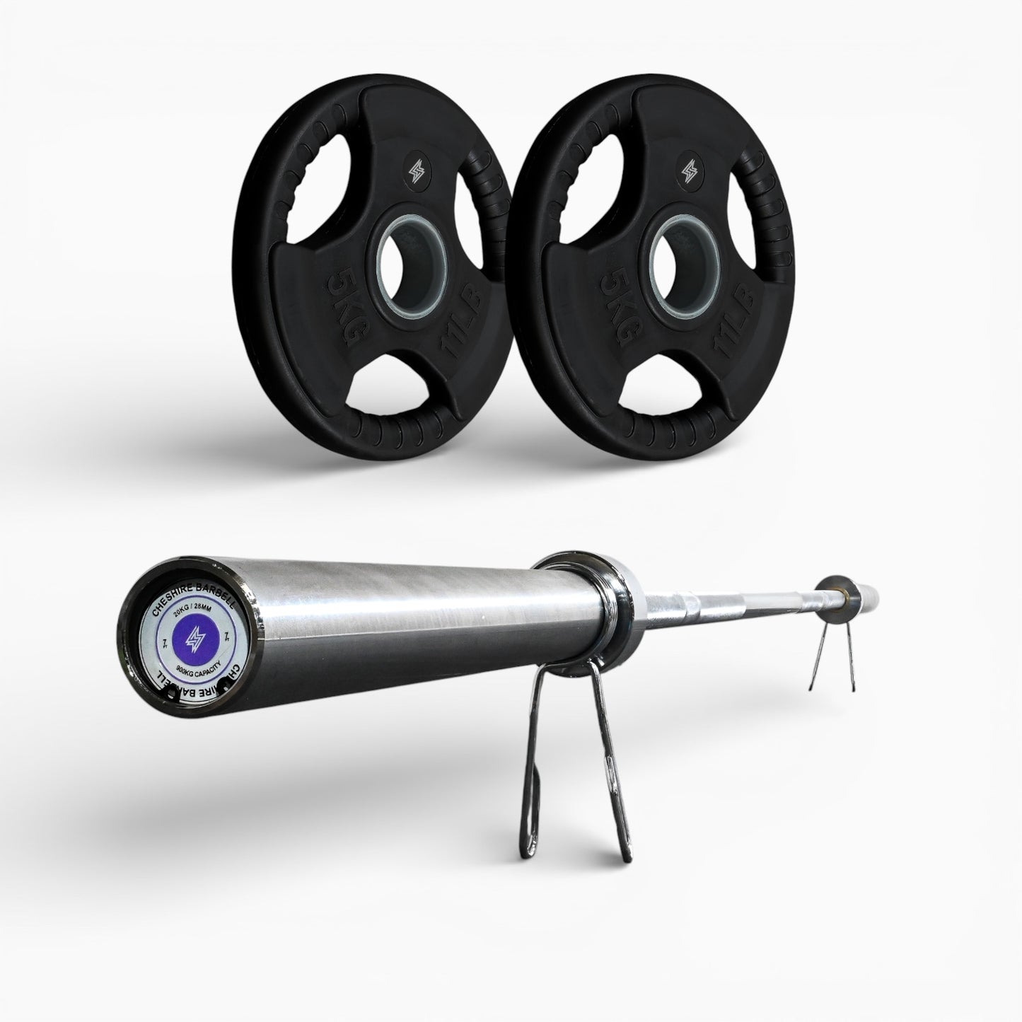 Tri-Grip Olympic Weight Plates