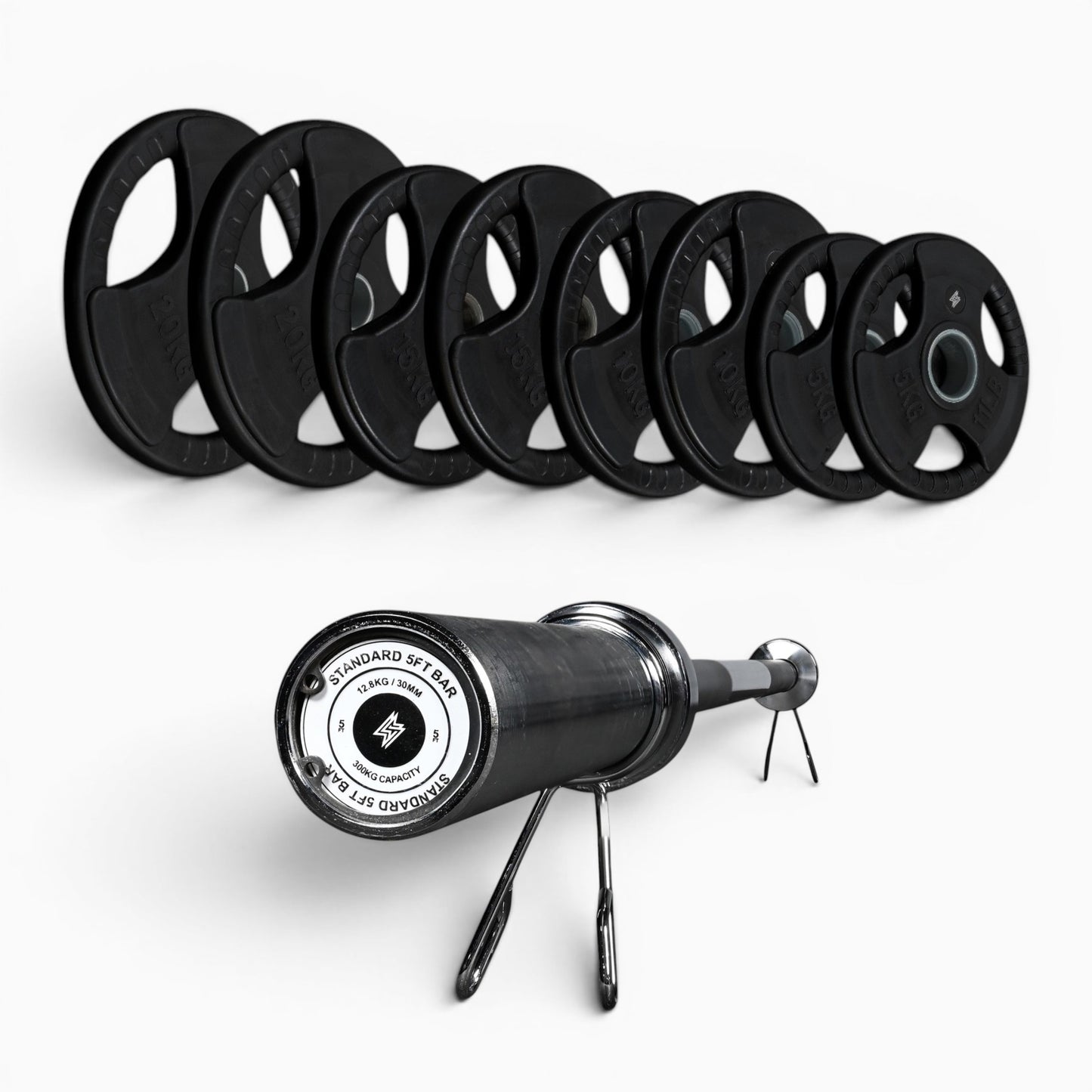 Tri-Grip Olympic Weight Plates