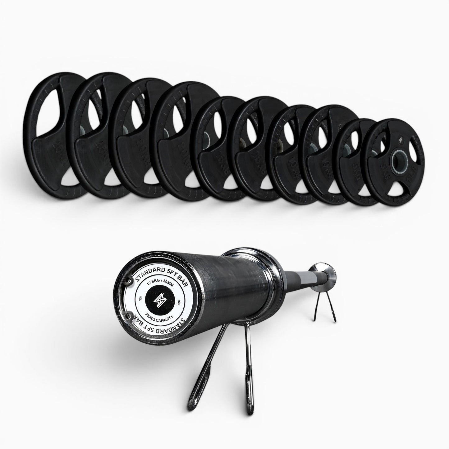 Tri-Grip Olympic Weight Plates