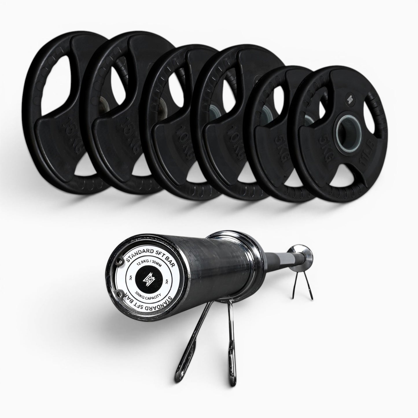 Tri-Grip Olympic Weight Plates