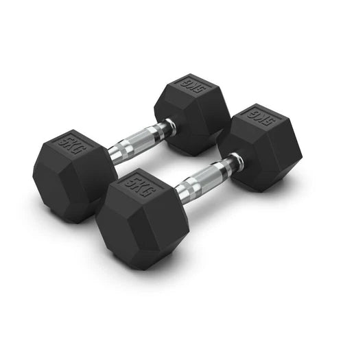 Commercial Hex Dumbbell Pairs 2.5kg-50kg
