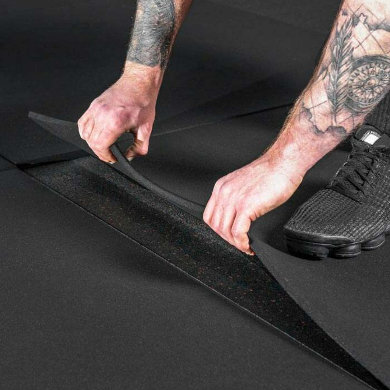 GymSets Commercial 1m x 1m Floor Mats (15mm/14kg)