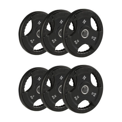 Tri-Grip Olympic Weight Plates