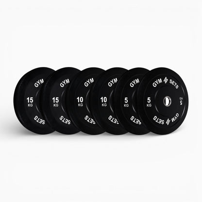 GymSets Olympic Bumper Plates Sets