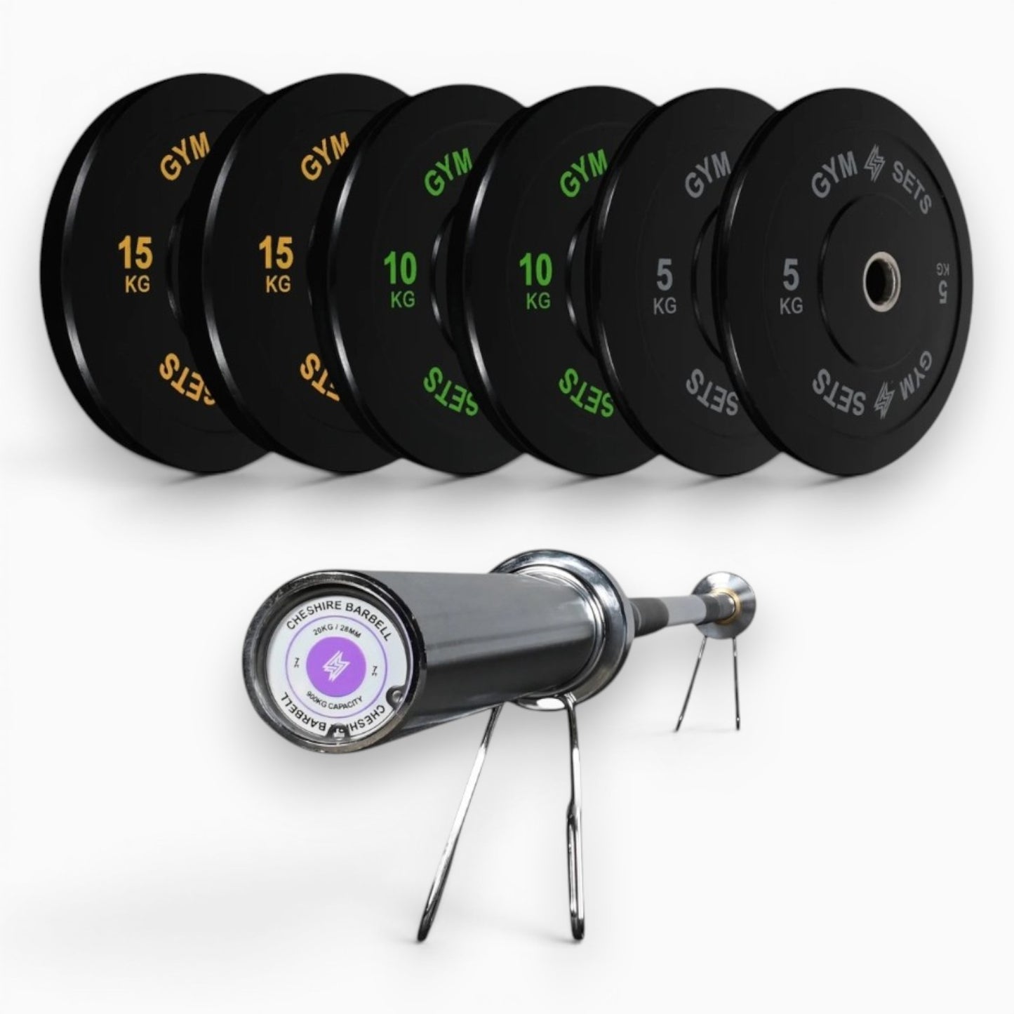 Olympic Coloured Bumper Weight Plates