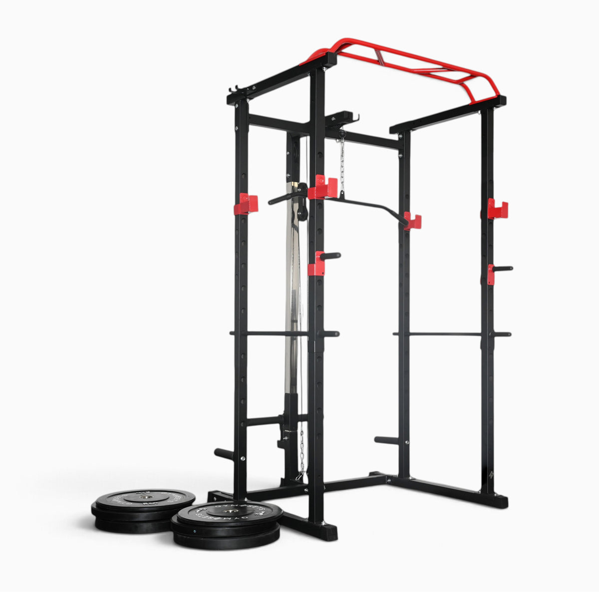 GymSets Power Cage with Cable Pulley