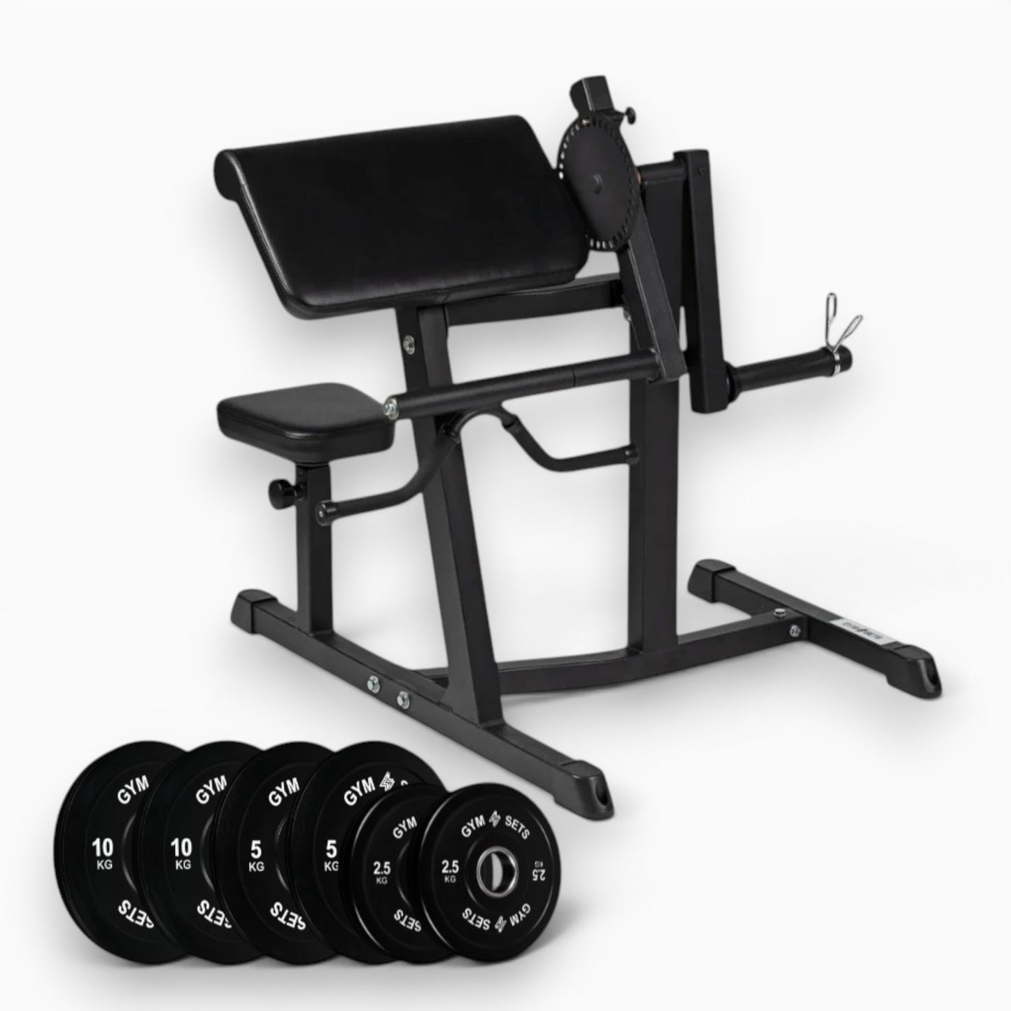 Preacher Curl Machine - Seated Bicep Curl Bench