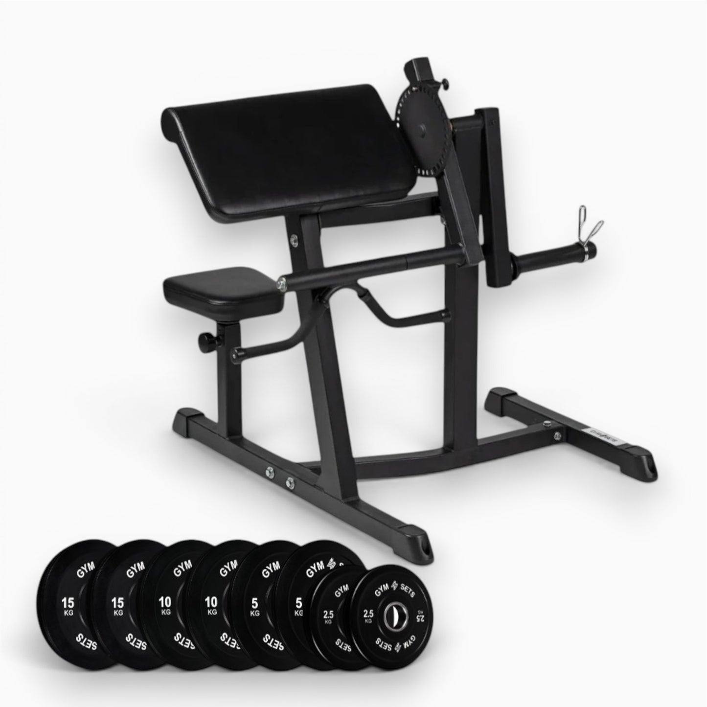 Preacher Curl Machine - Seated Bicep Curl Bench