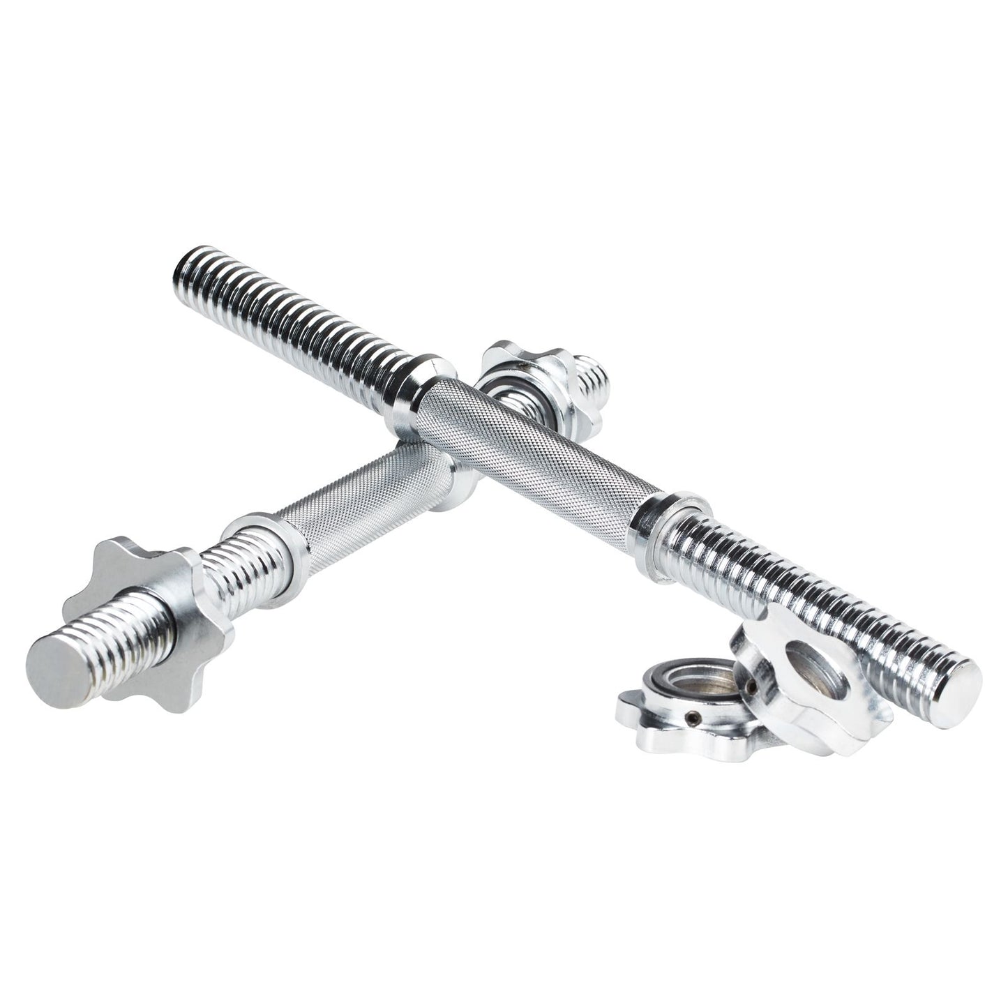 65kg Adjustable Dumbbell + Barbell Set With Cast Iron Weights Vinyl