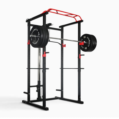 GymSets Power Cage with Cable Pulley