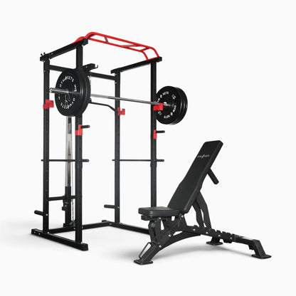 GymSets Power Cage with Cable Pulley