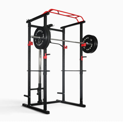 GymSets Power Cage with Cable Pulley