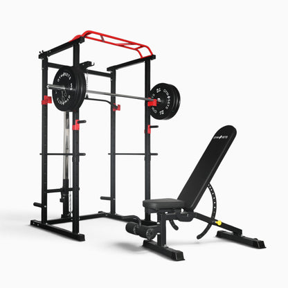 GymSets Power Cage with Cable Pulley