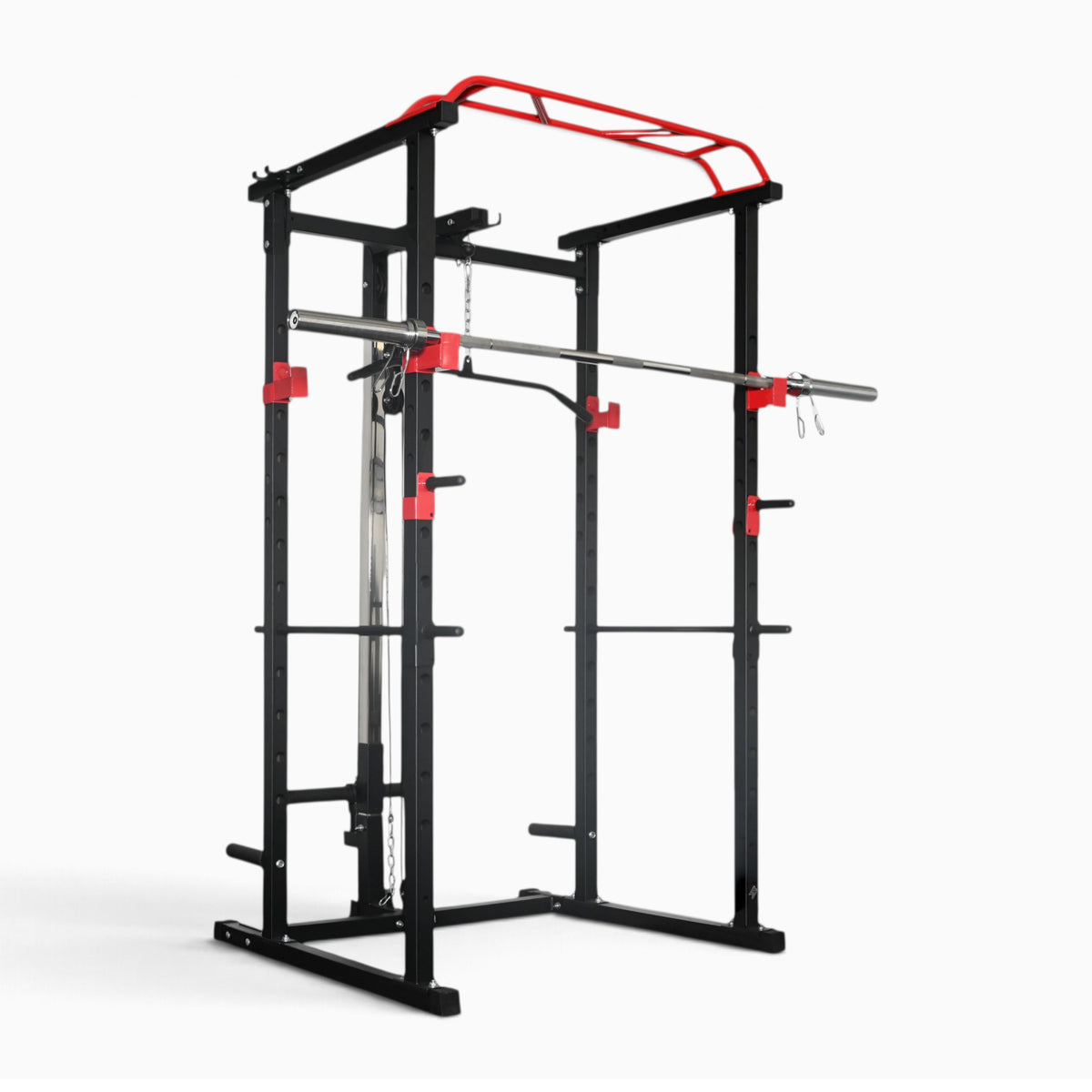 GymSets Power Cage with Cable Pulley