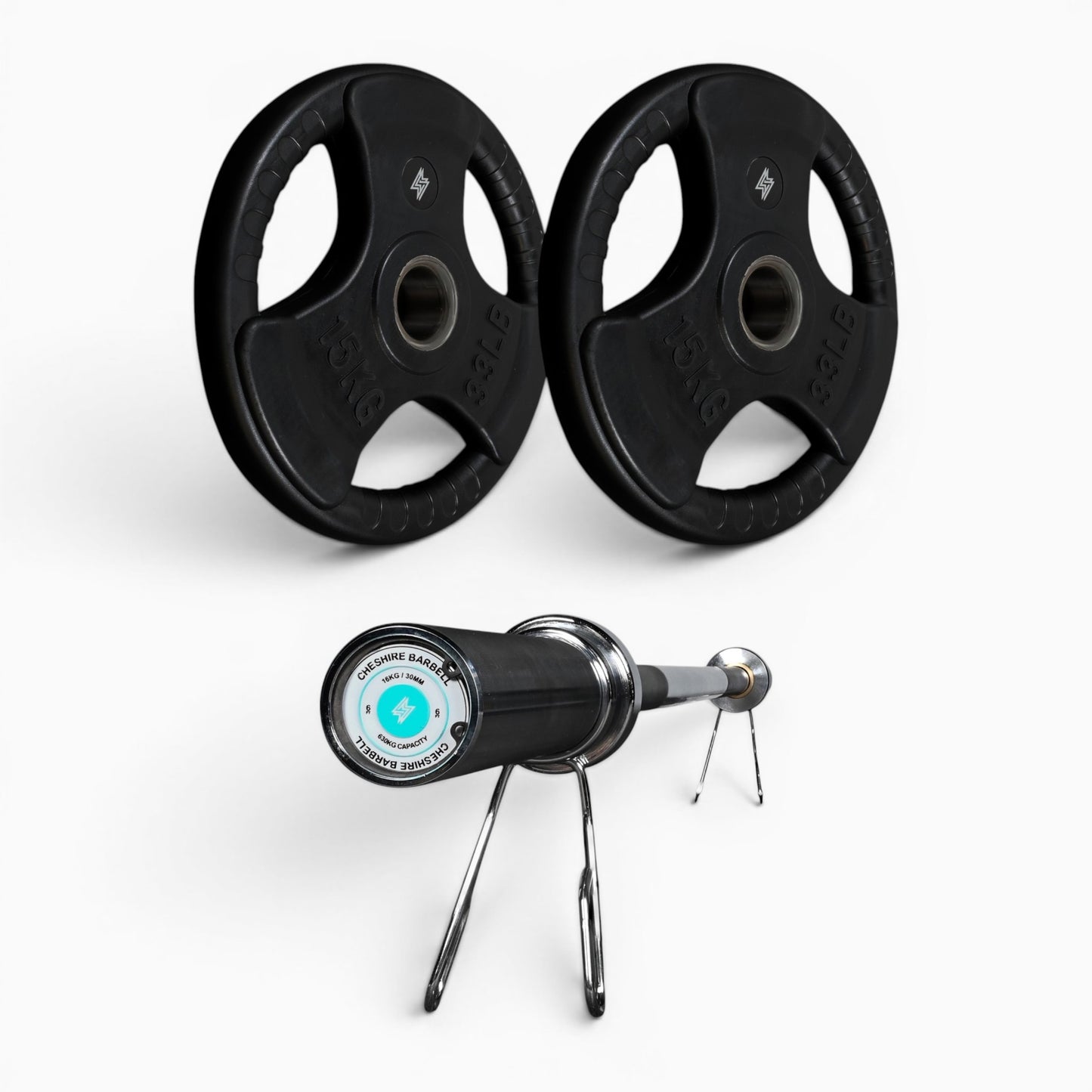Tri-Grip Olympic Weight Plates