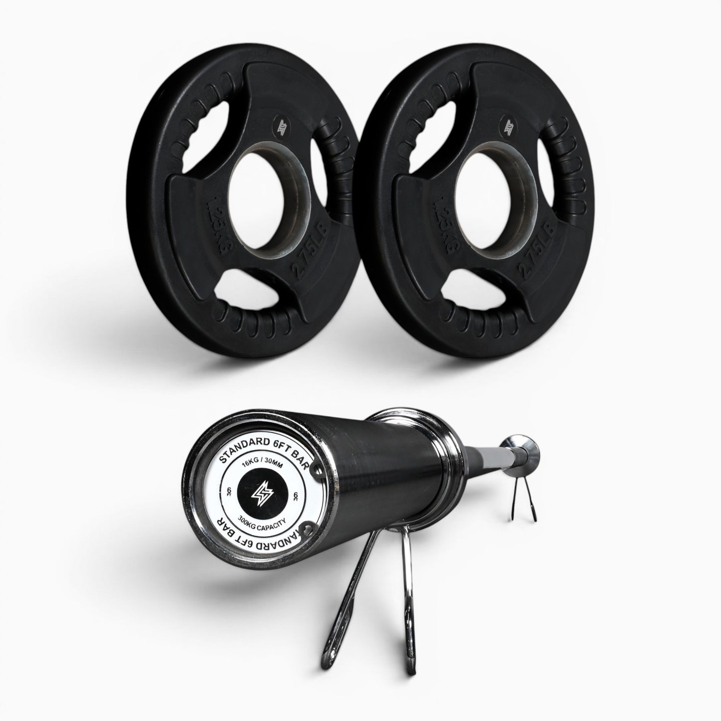 Tri-Grip Olympic Weight Plates