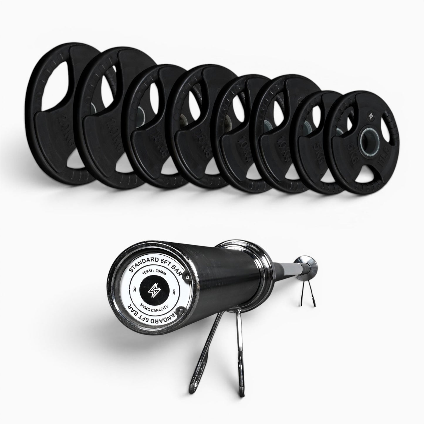 Tri-Grip Olympic Weight Plates