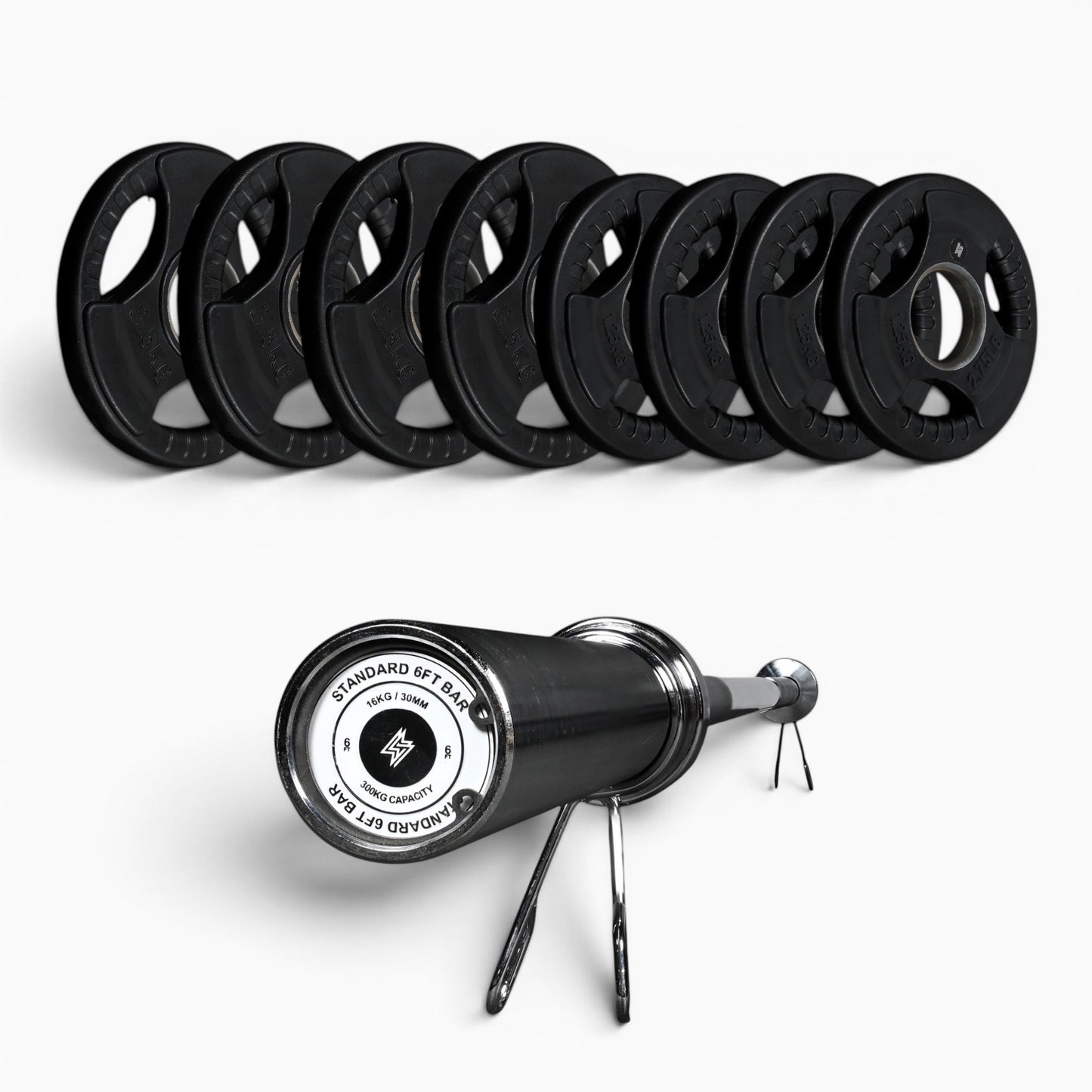 Tri-Grip Olympic Weight Plates