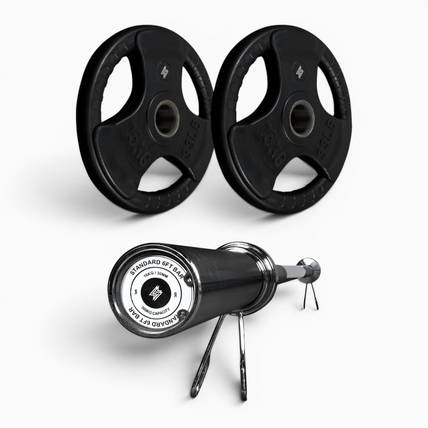 Tri-Grip Olympic Weight Plates