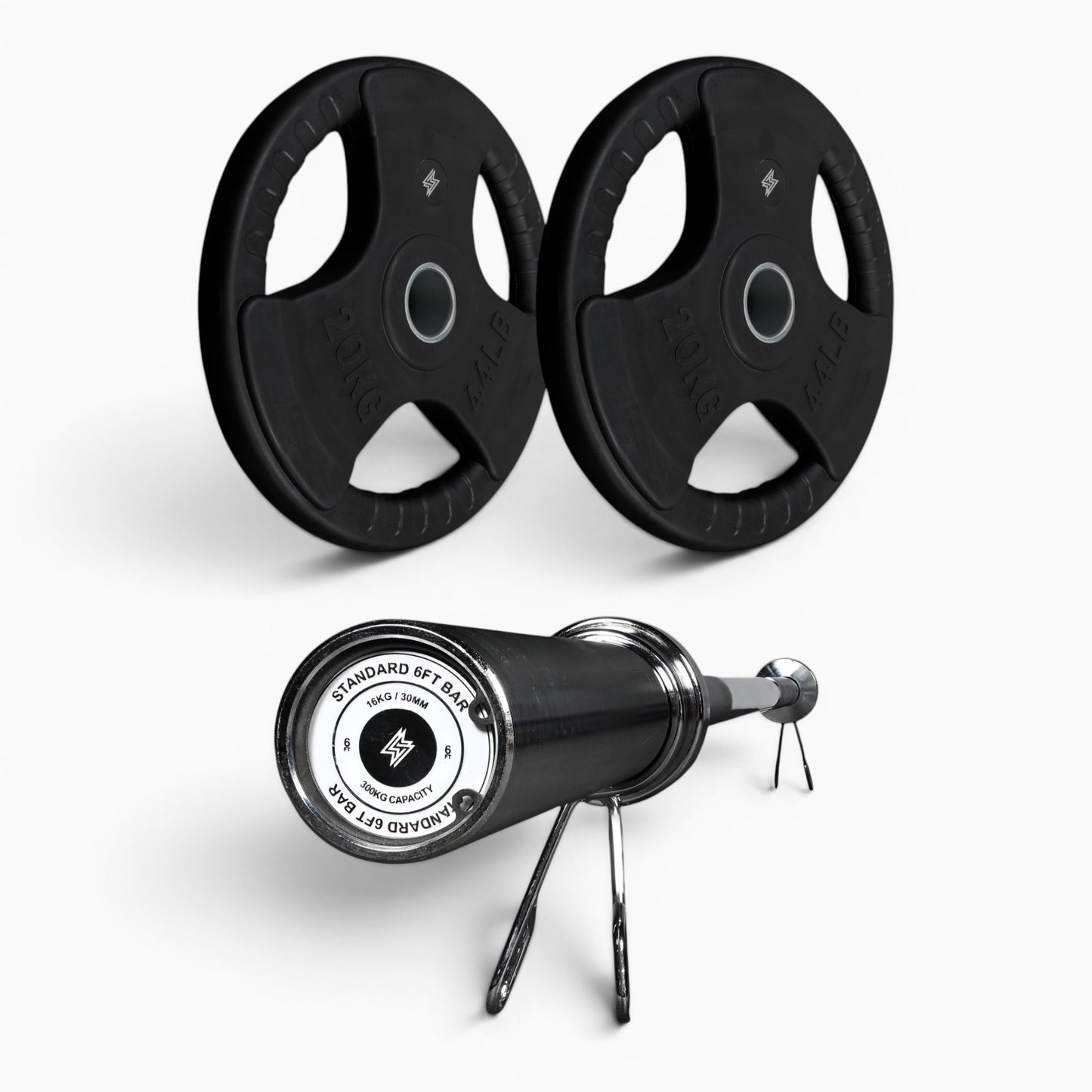 Tri-Grip Olympic Weight Plates