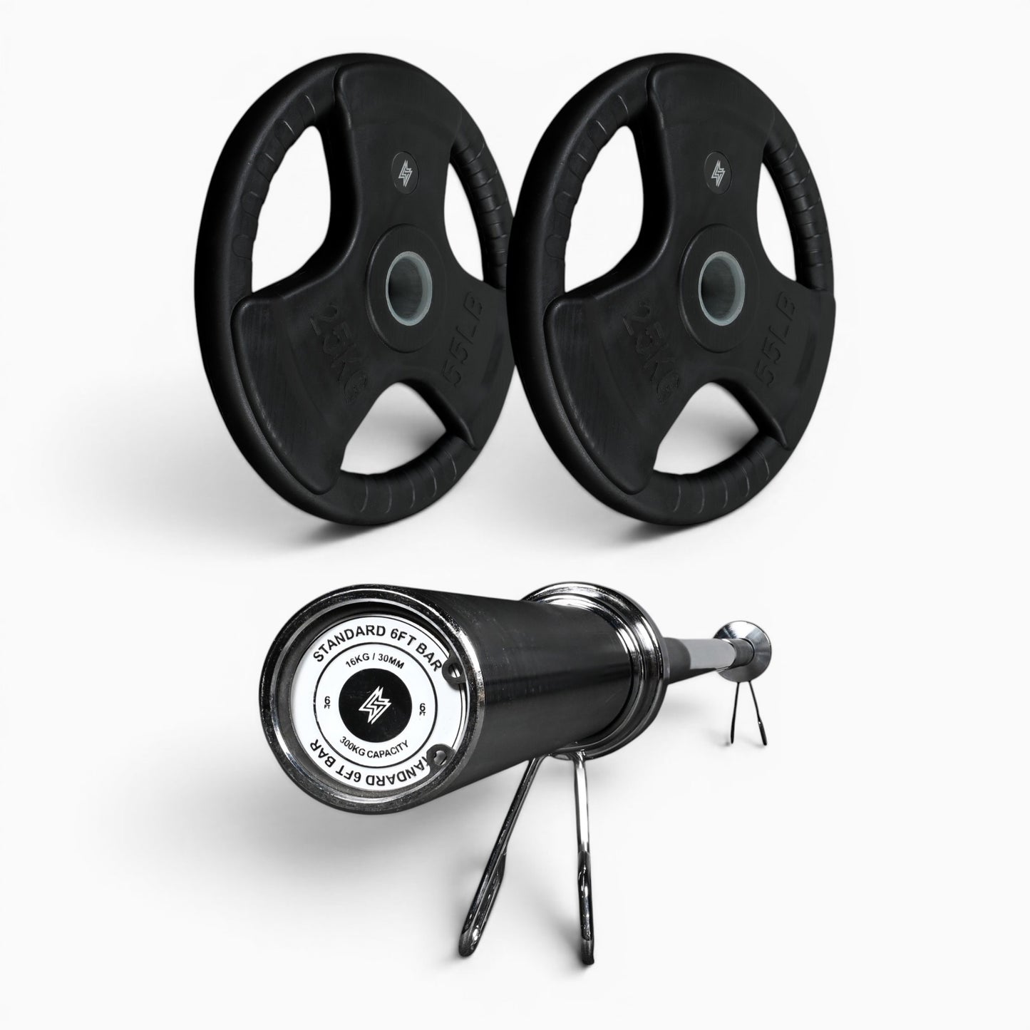 Tri-Grip Olympic Weight Plates