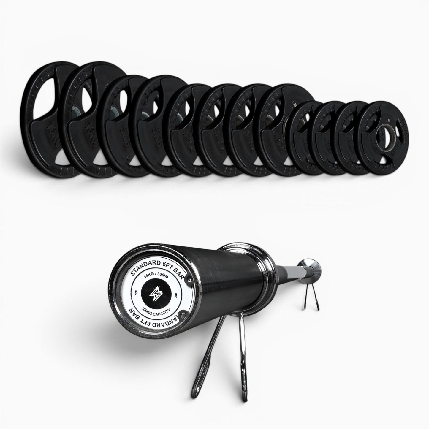 Tri-Grip Olympic Weight Plates