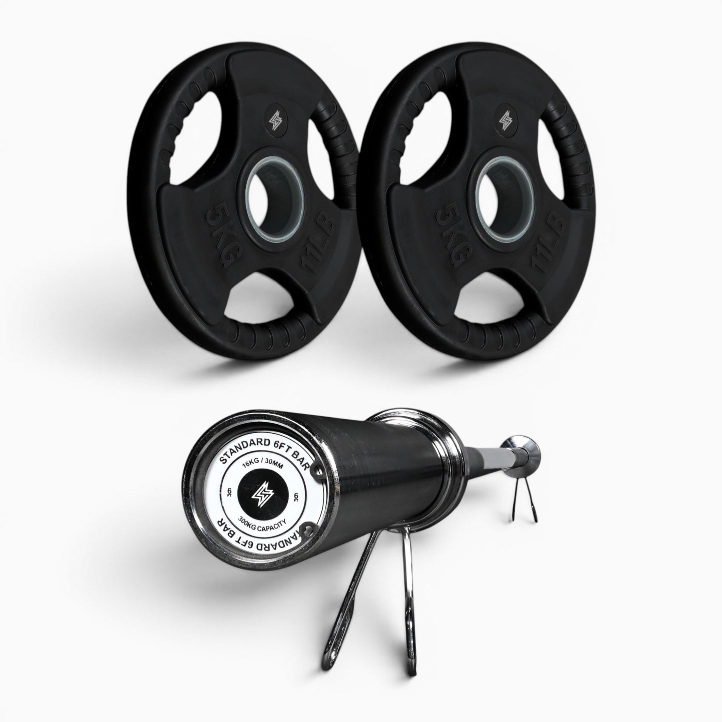 Tri-Grip Olympic Weight Plates
