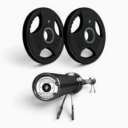 Tri-Grip Olympic Weight Plates