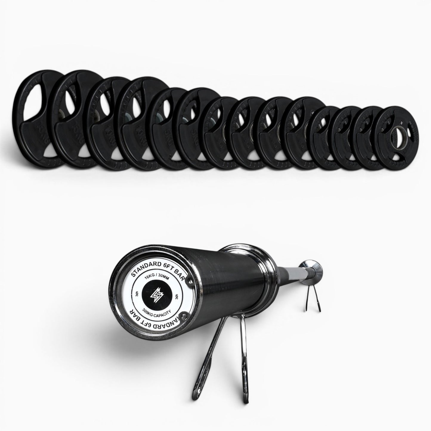 Tri-Grip Olympic Weight Plates