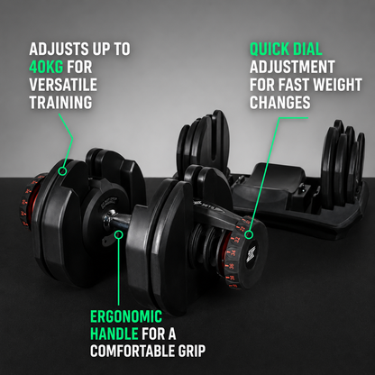 40kg Adjustable Dumbbell
