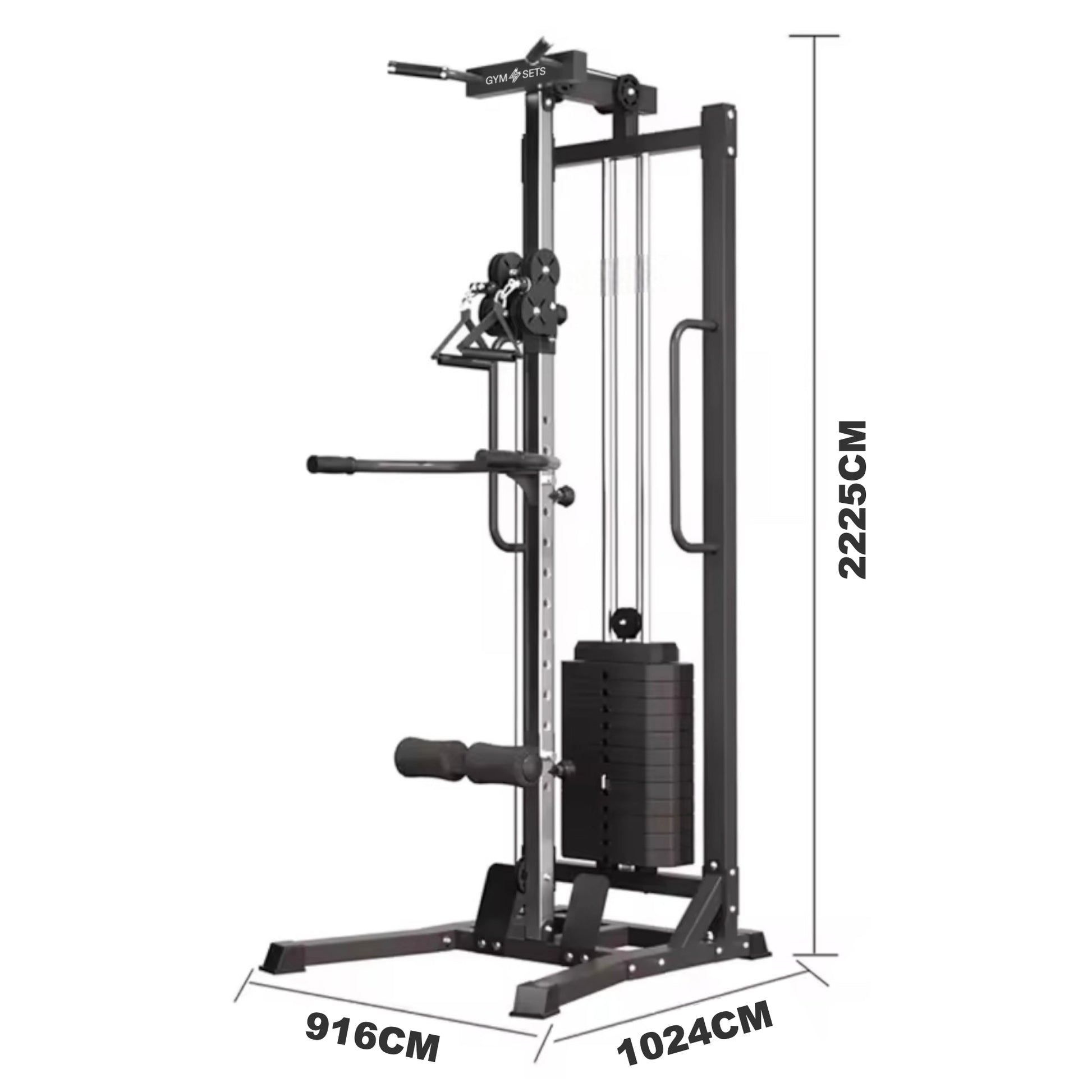 75Kg Dual Cable Machine – Compact Functional Trainer For Home Gym